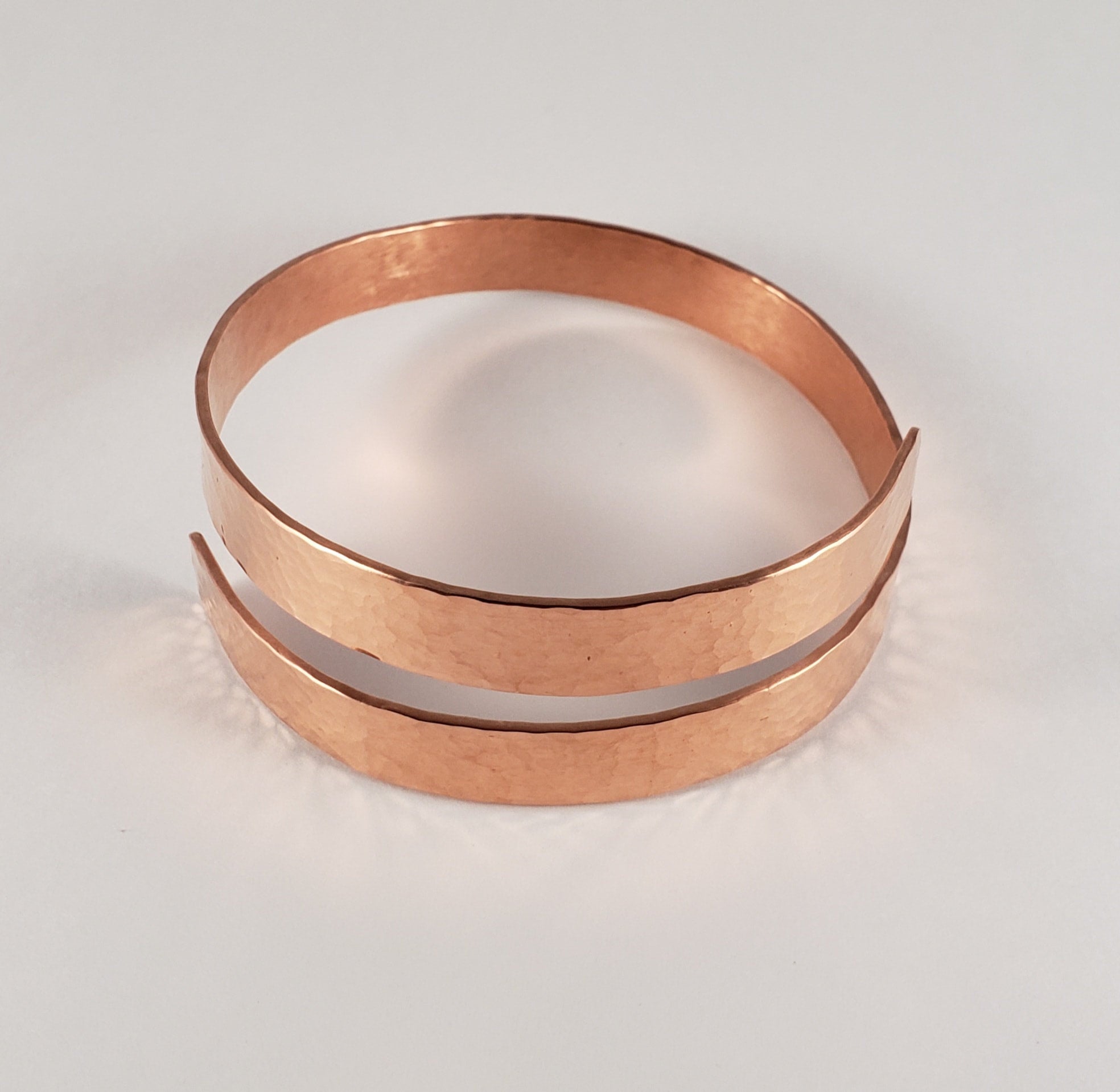 Hammered copper cuff bracelet on sale